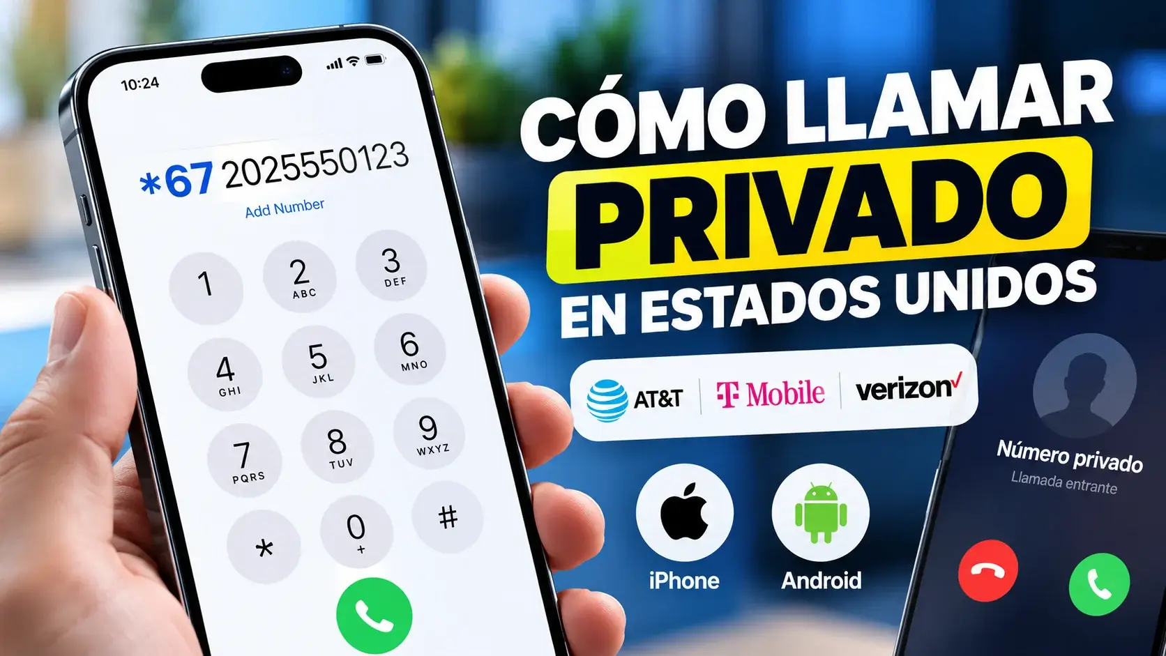 Cómo llamar privado en USA