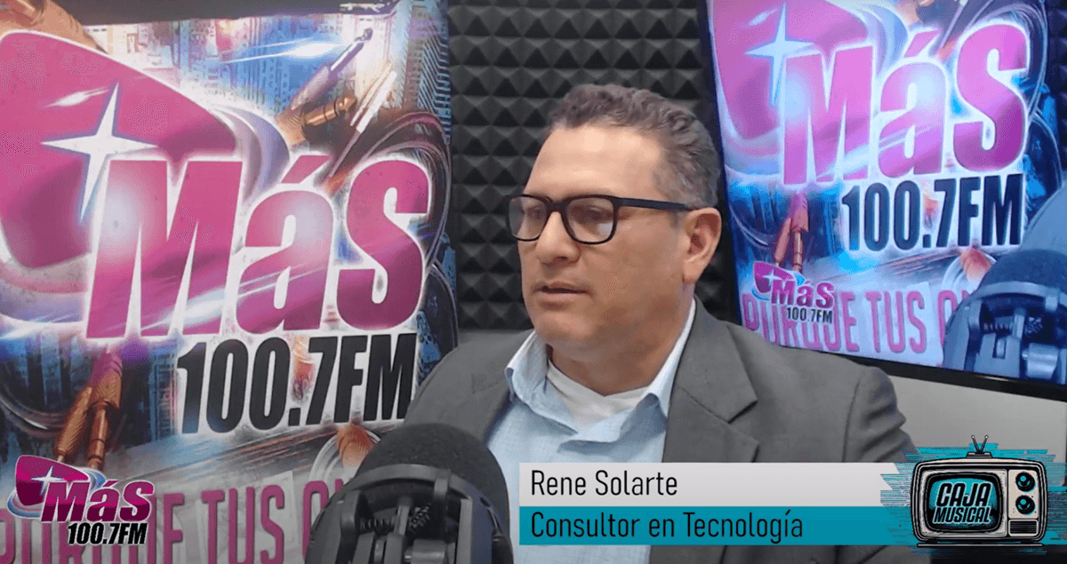 Innovación Digital en Vivo! Rene Solarte Explica Cómo las VPNs e IA Están Impactando el Presente y Transformando el Futuro en MAS 100.7 FM